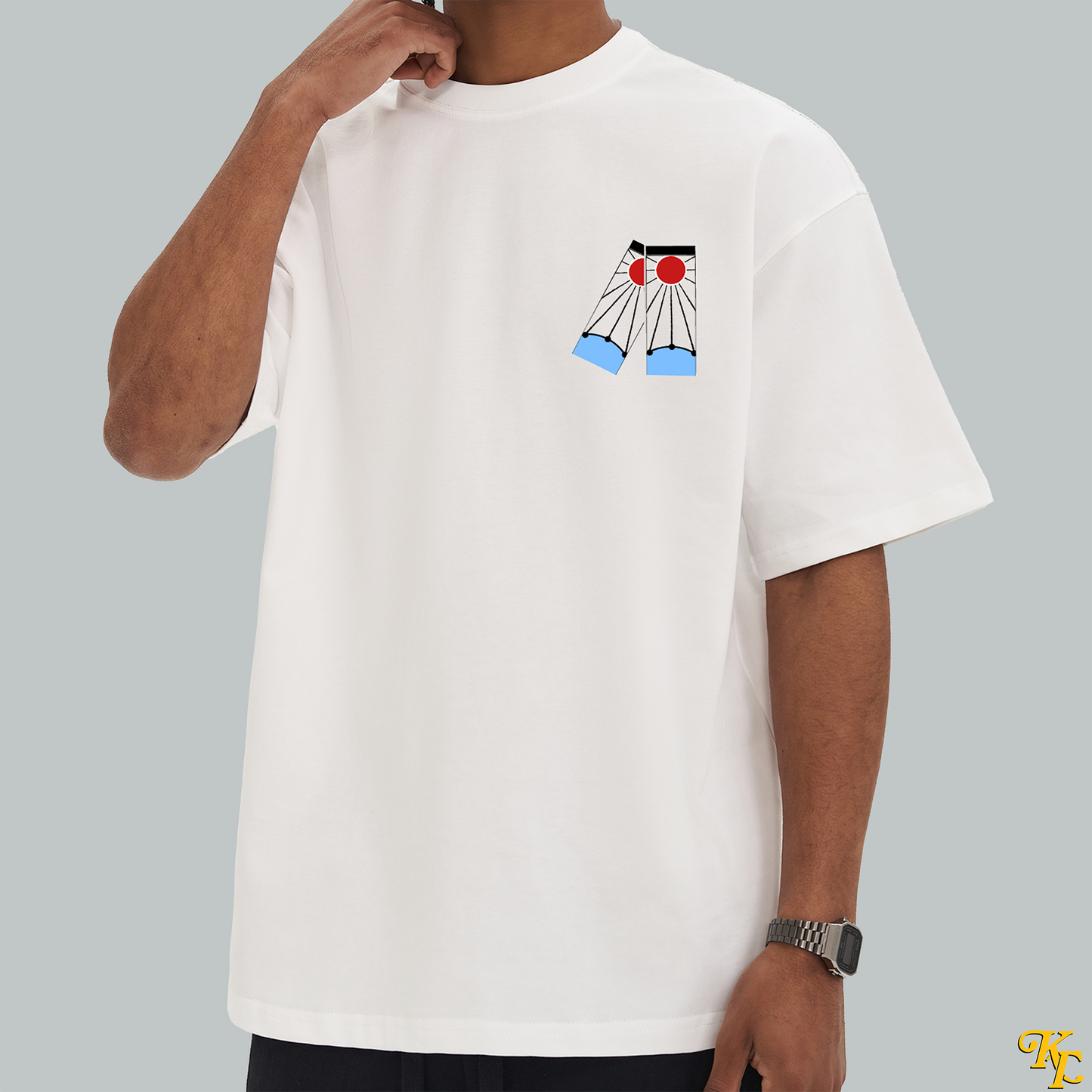 'Hanafuda' Oversized Tee