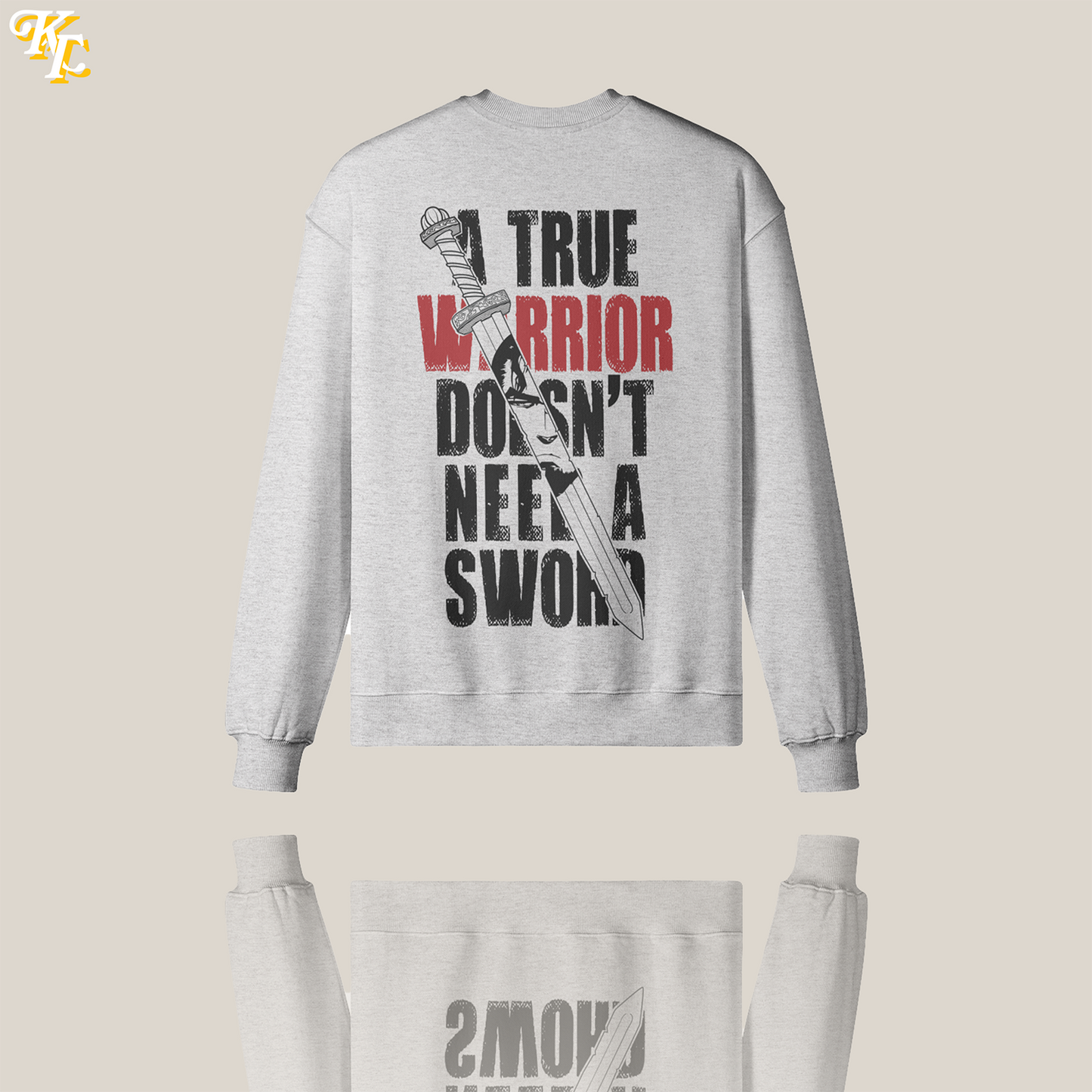'True Warrior' Oversized Sweatshirt