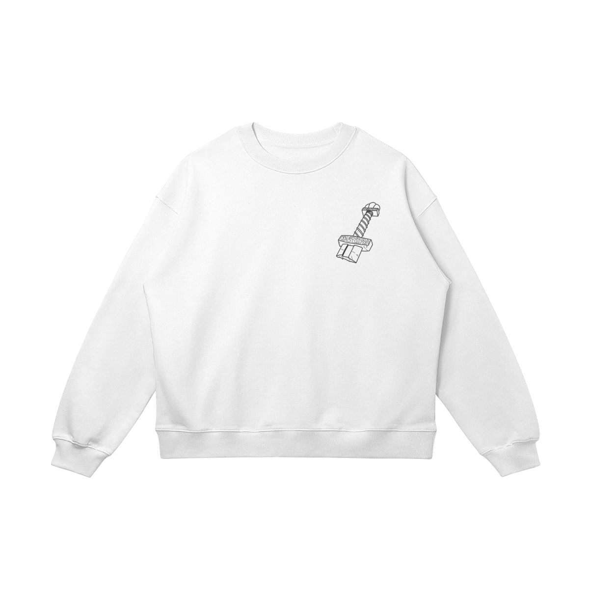 'True Warrior' Oversized Sweatshirt