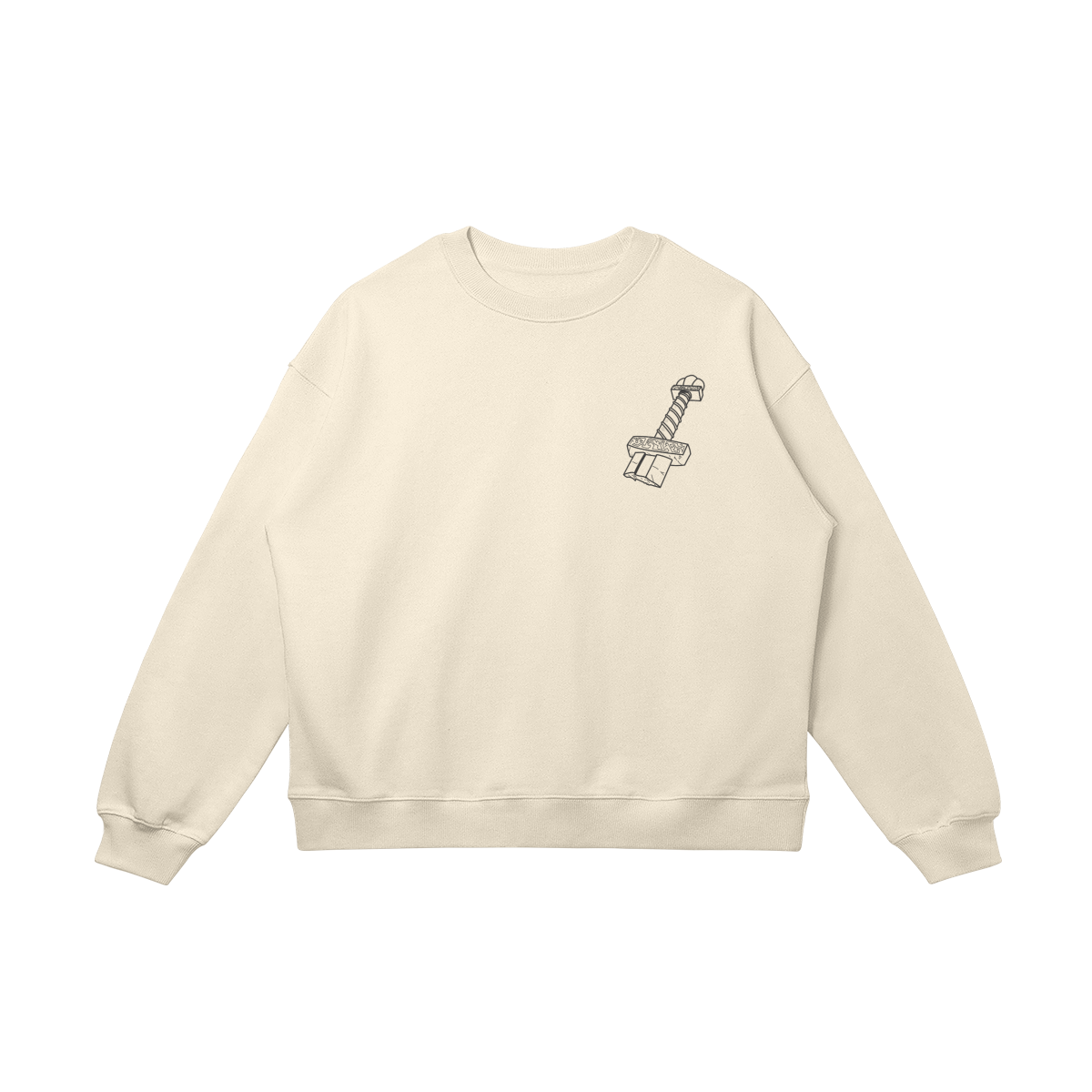 'True Warrior' Oversized Sweatshirt