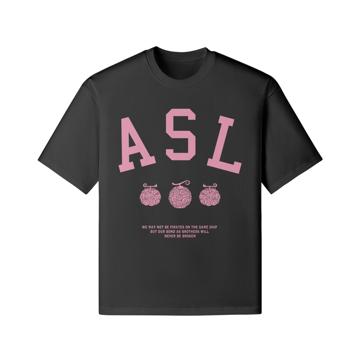 'Brothers at Sea' ASL Oversized Tee