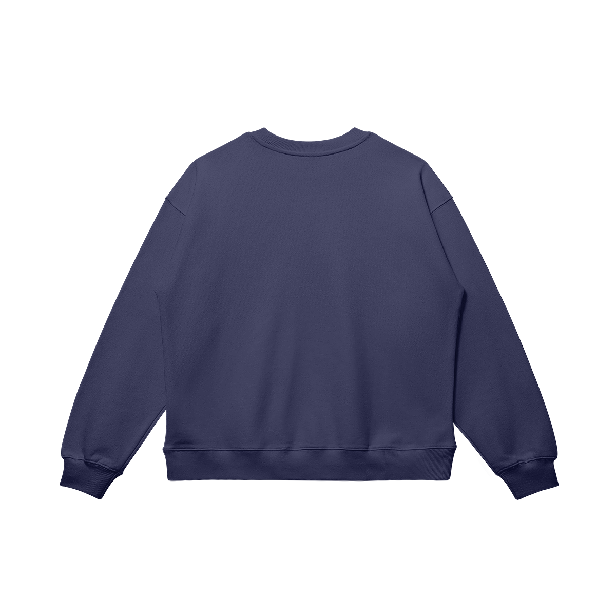 JuJutsu High Varsity Heavyweight Oversized Sweatshirt Navy Back - JuJutsu Kaisen Inspired - KETI APPAREL