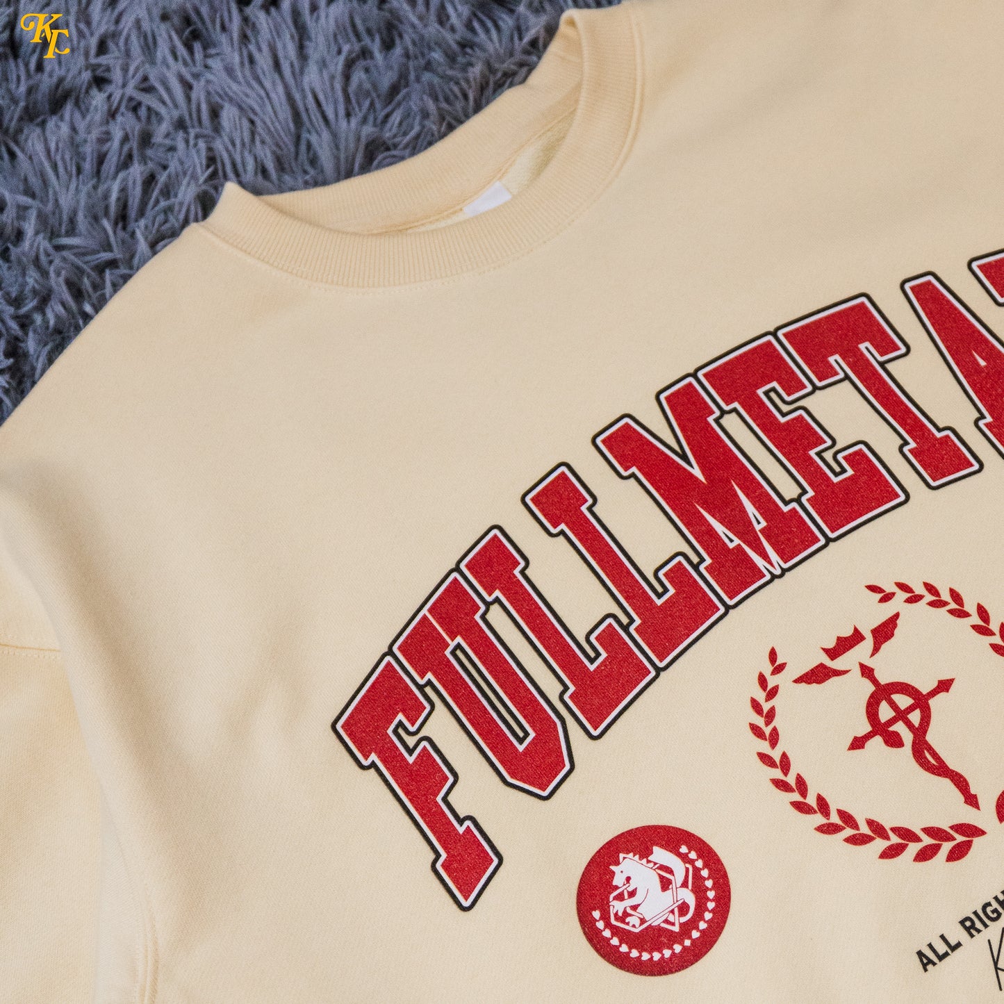 'Fullmetal' Varsity Oversized Sweatshirt