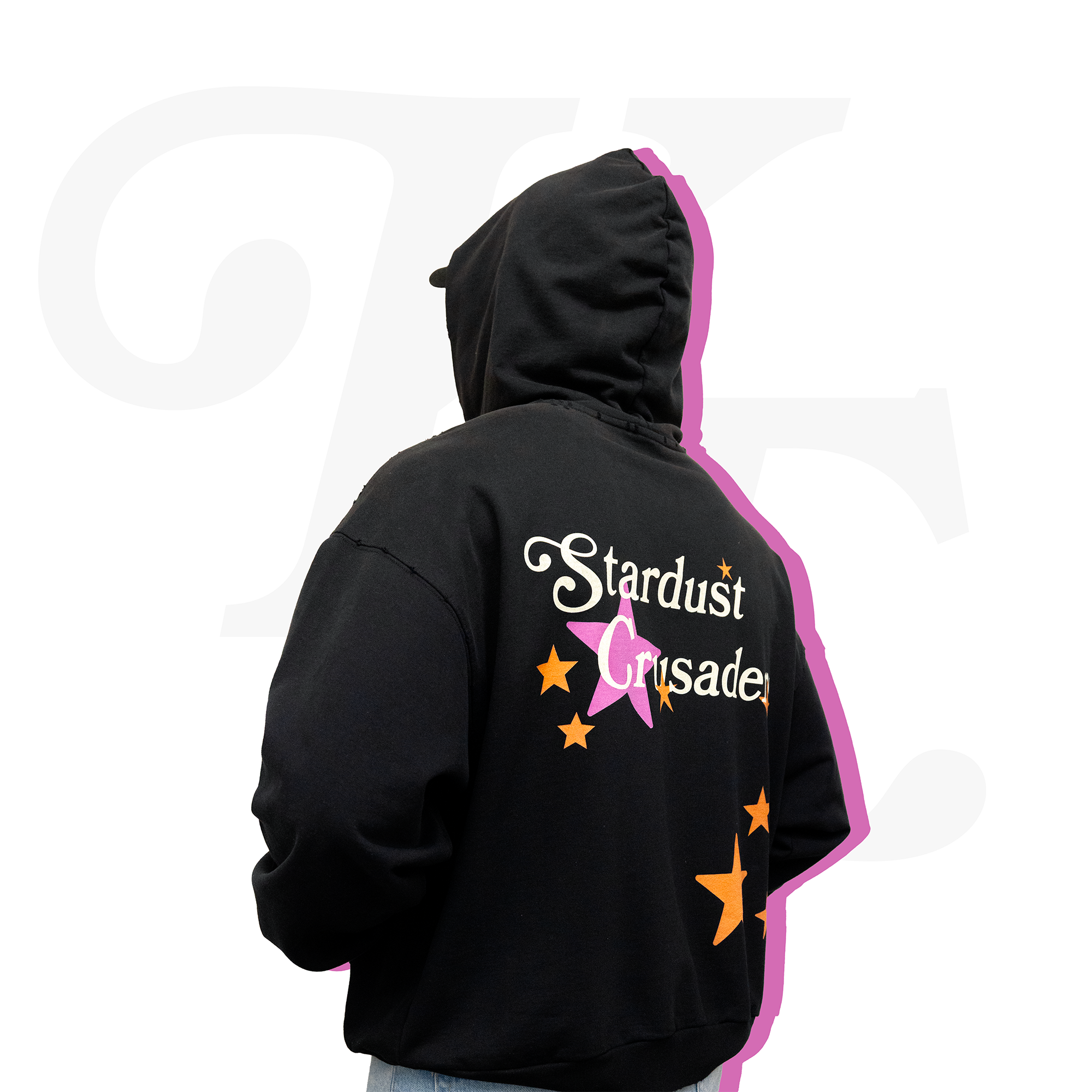 'Stardust Crusaders' Oversized Hoodie