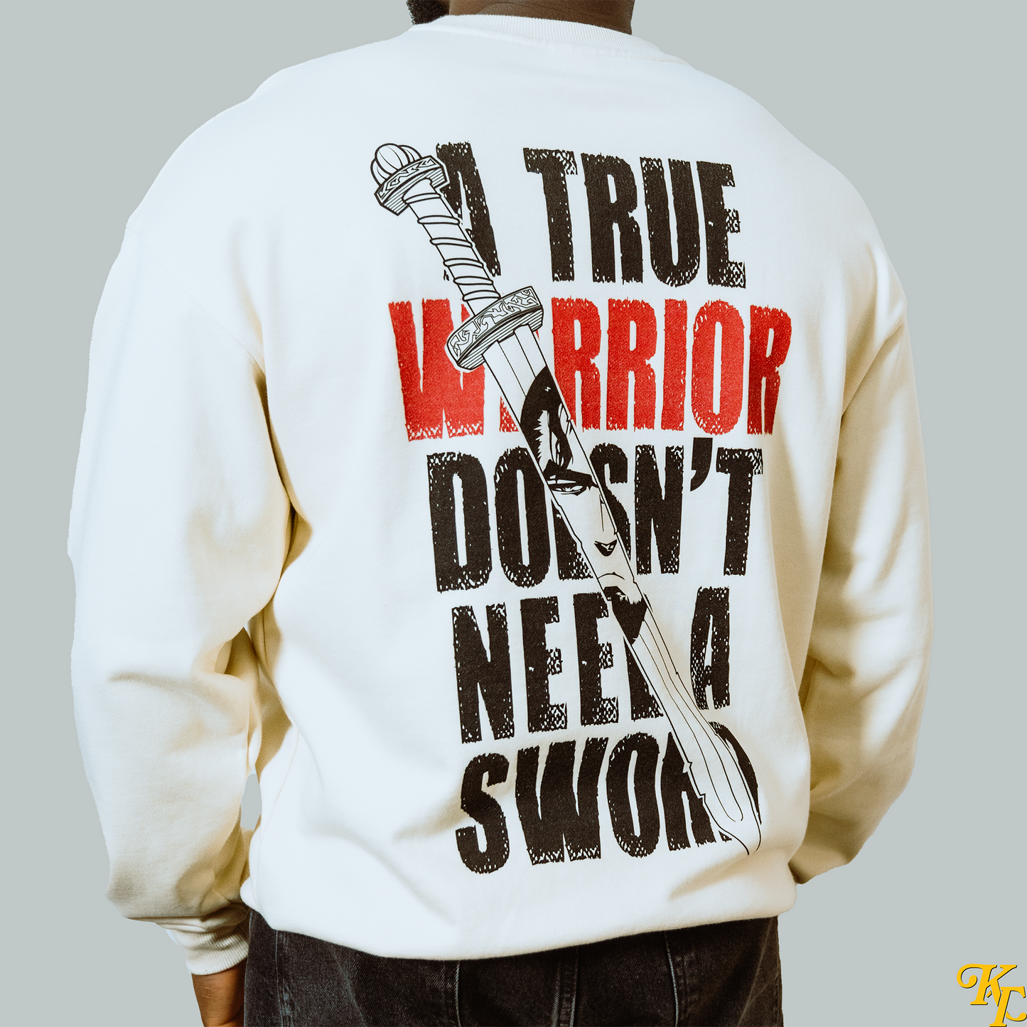 'True Warrior' Oversized Sweatshirt