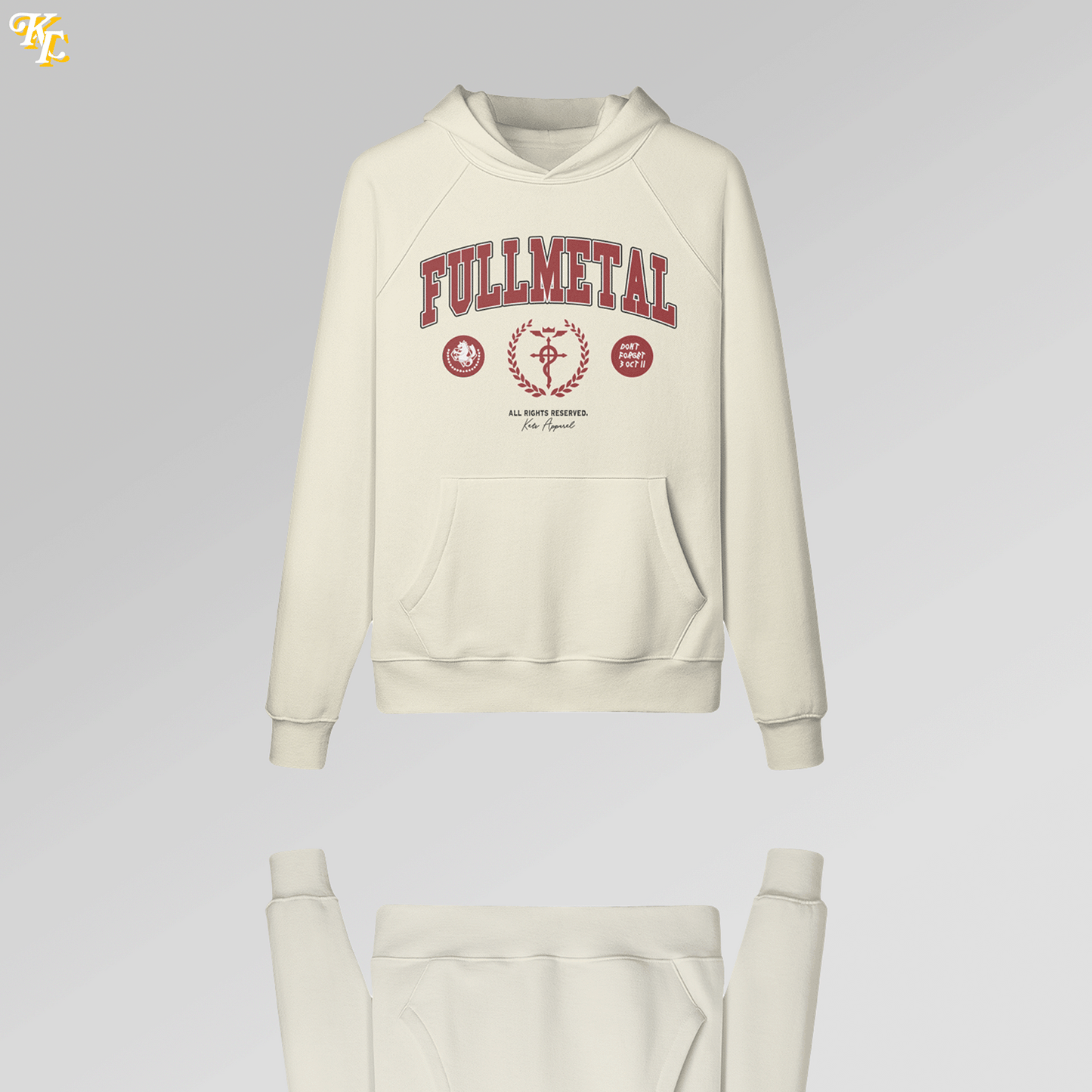 'Fullmetal' Varsity Oversized Hoodie