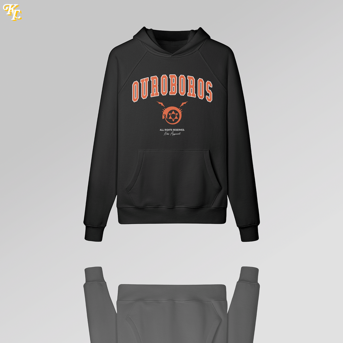 'Ouroboros' Varsity Oversized Hoodie