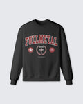 Black sweatshirt with 'FULLMETAL' text and logos on a light gray background option1_black