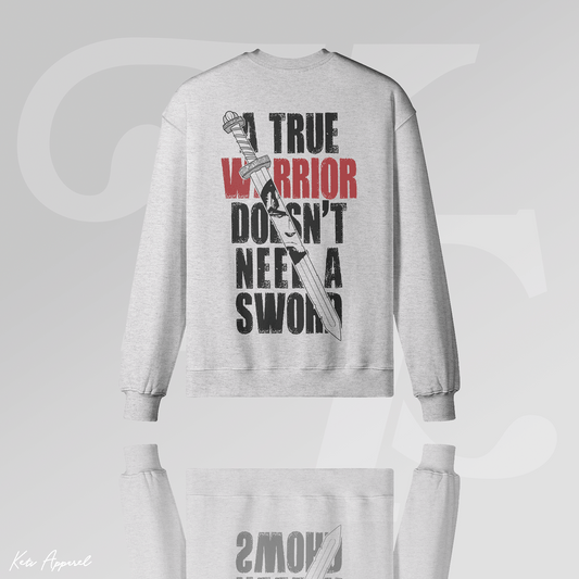 'True Warrior' Oversized Sweatshirt