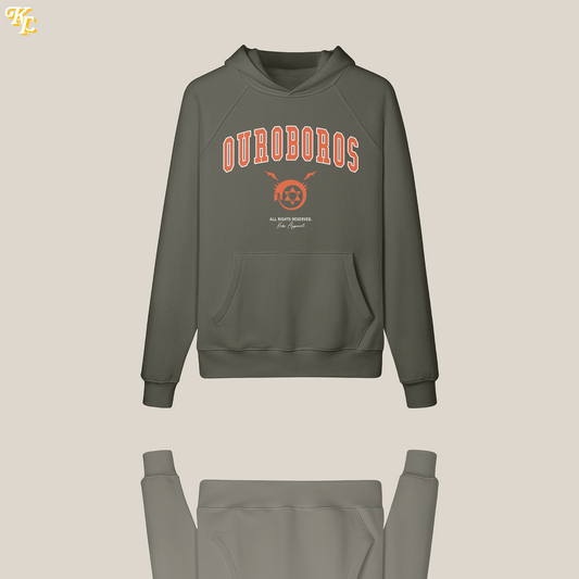 'Ouroboros' Varsity Oversized Hoodie