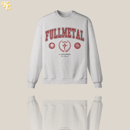 'Fullmetal' Varsity Oversized Sweatshirt