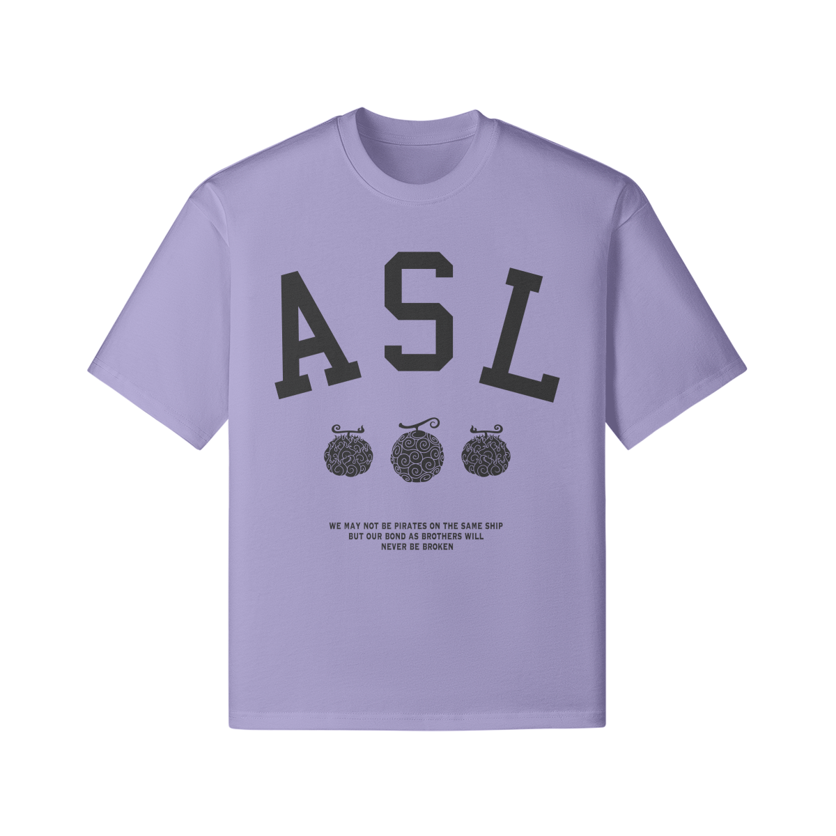 'Brothers at Sea' ASL Oversized Tee