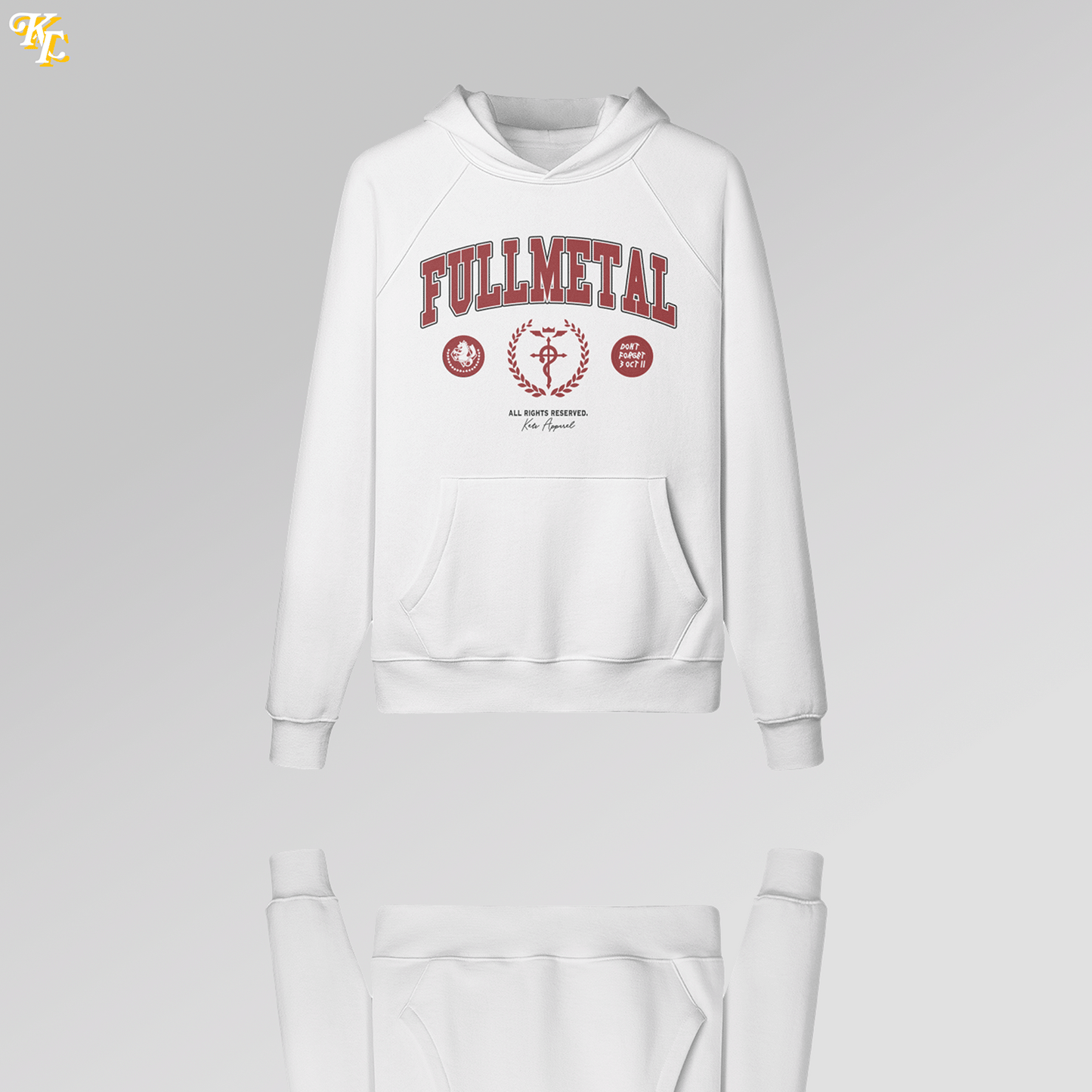 'Fullmetal' Varsity Oversized Hoodie